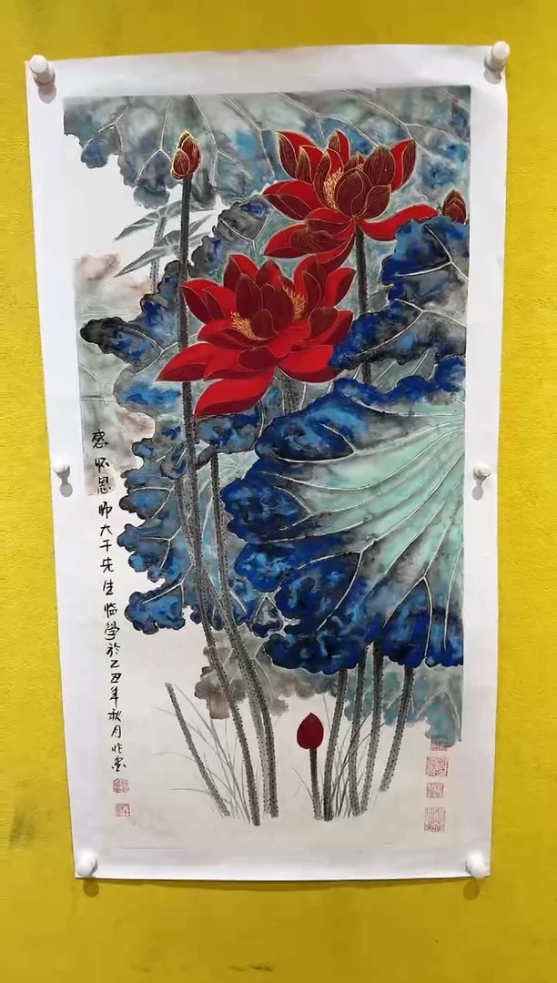 国画梁兆金/精品国画/8平尺