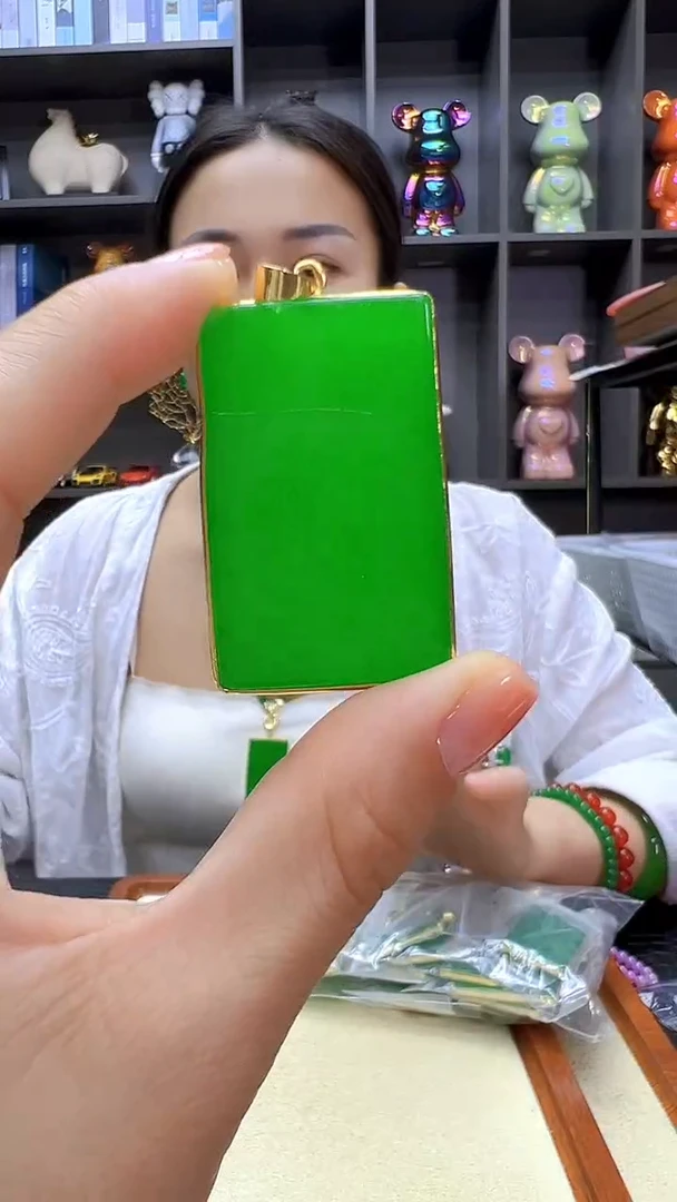 颈饰14K金镶嵌翡翠丹丹diy劲饰