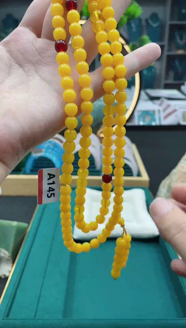 蜜蜡颈饰未镶嵌A145