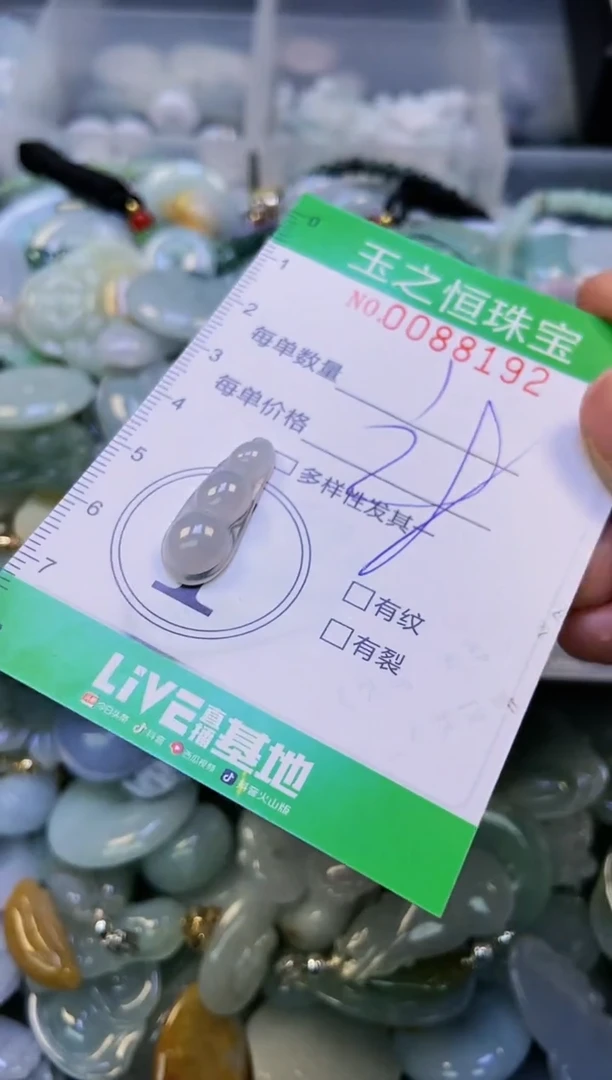 翡翠未镶嵌颈饰闪购0088192