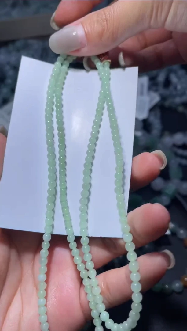 【闪购商品】定制翡翠未镶嵌天然缅甸A货翡翠手串11