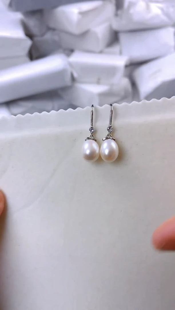 未镶嵌耳饰淡水珍珠ed1048