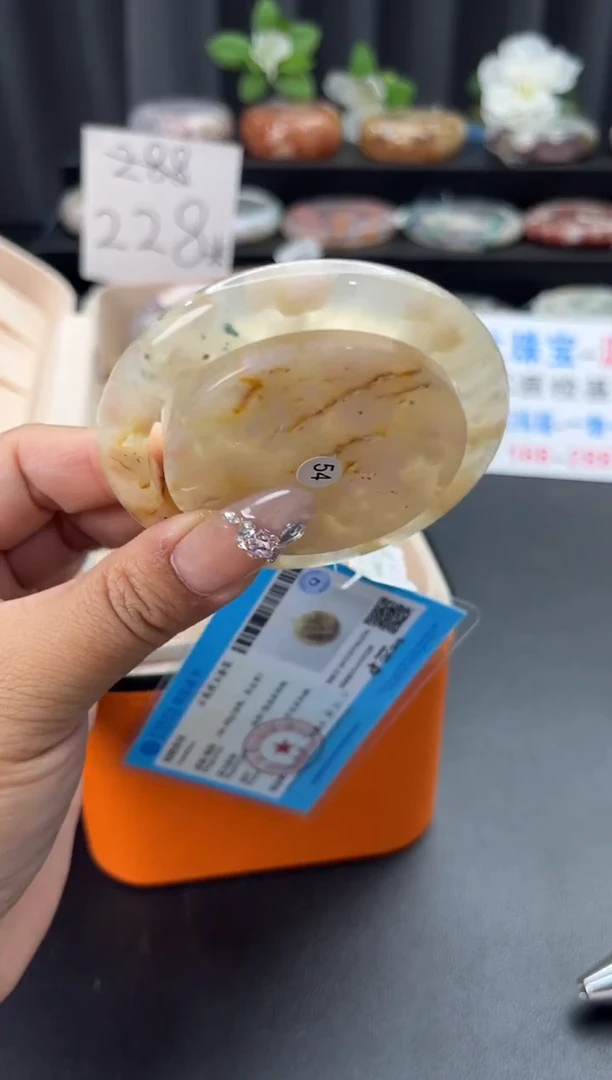 未镶嵌手镯石英质玉（53-54圈口）赠送镯心