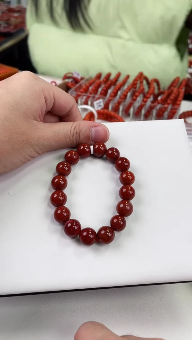 【闪购商品】南红玛瑙瓦西手串12+未镶嵌一个/条