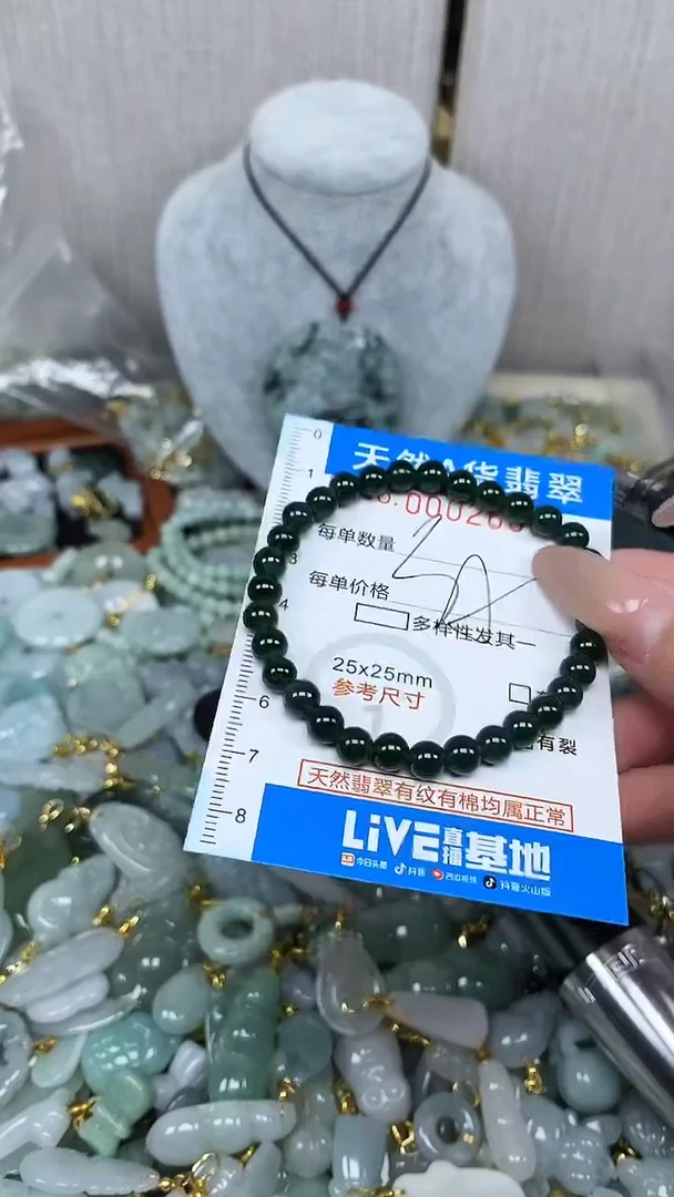 翡翠未镶嵌颈饰净货挂件-2669