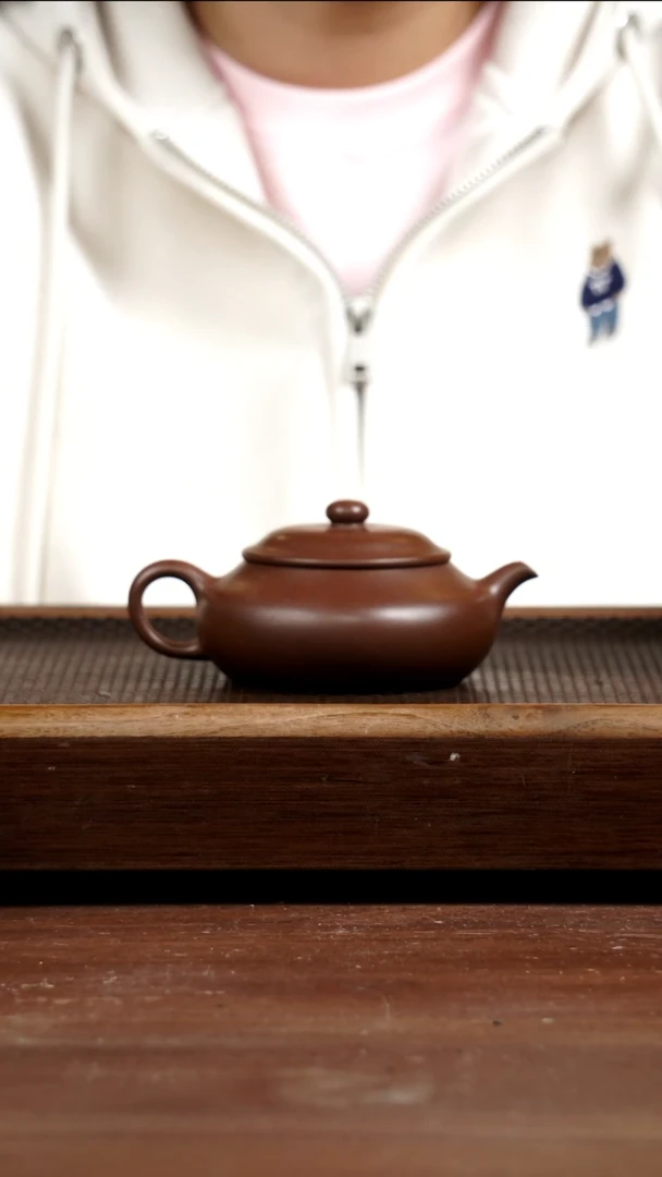 茶壶紫砂80年代一厂老紫泥明炉190CC