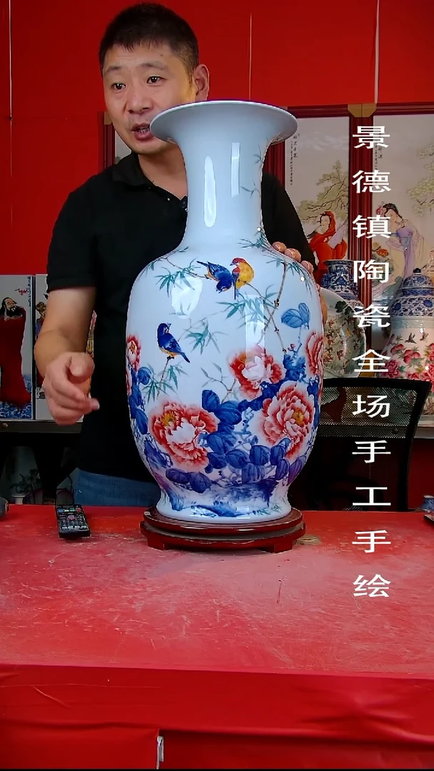 摆件景德镇陶瓷 全场手工手绘