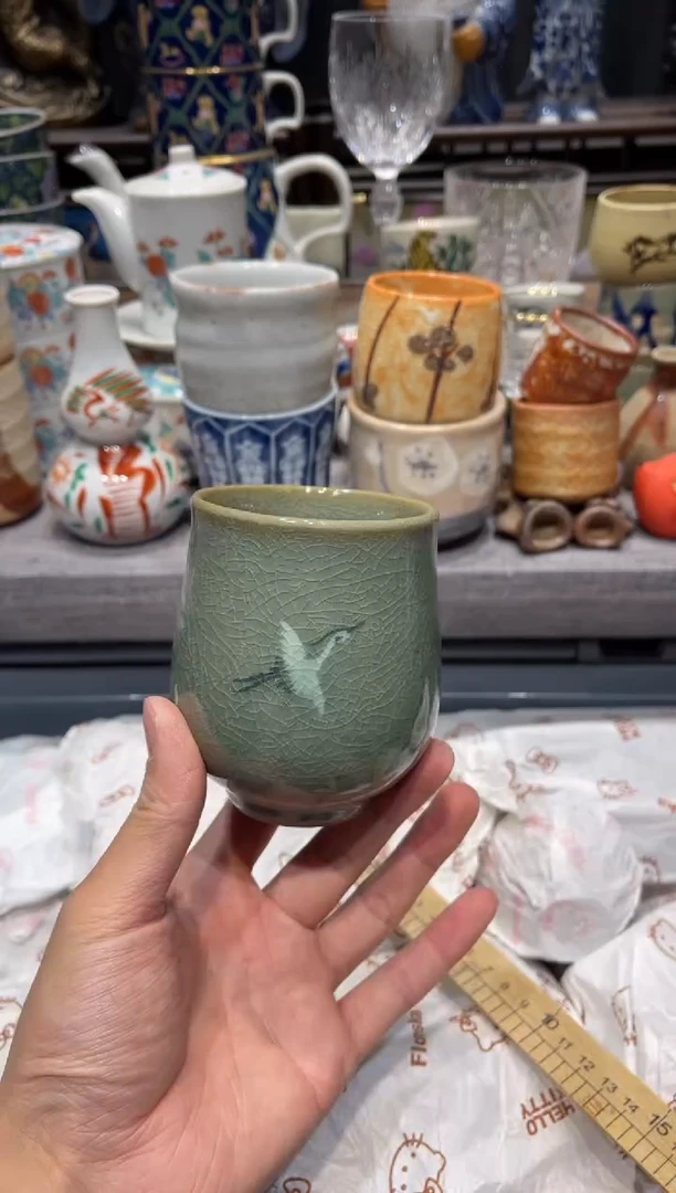 瓷片高丽青瓷主人大杯