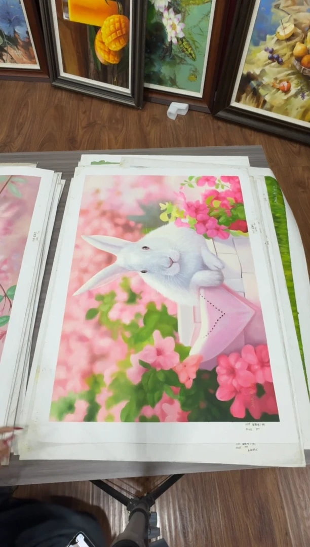 油画【86号】约90*60cm丨朝鲜原创纯手绘孤品油画丨顺丰包邮