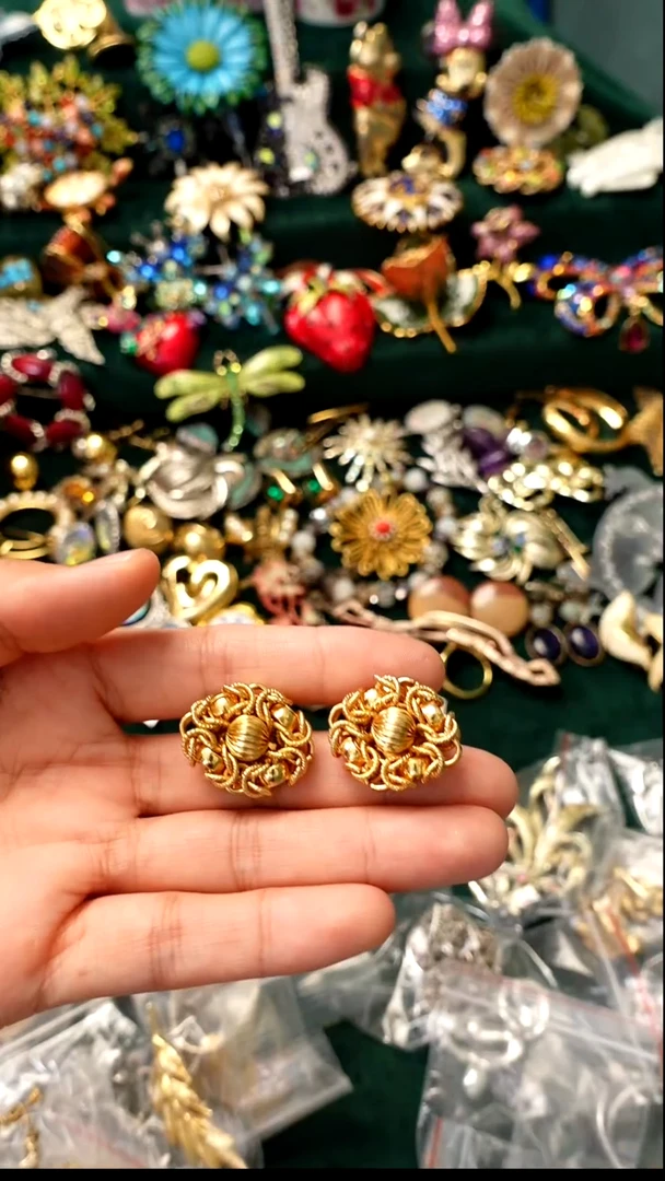 铁合金合金锆石耳环26