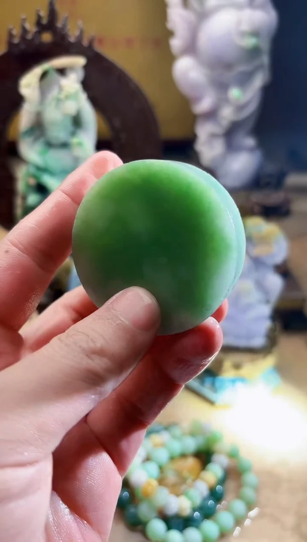 未镶嵌挂件翡翠A货张麦9658