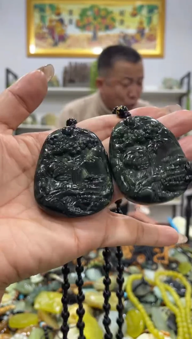 【闪购商品】岫玉吊坠未镶嵌多样性发货其中发一件