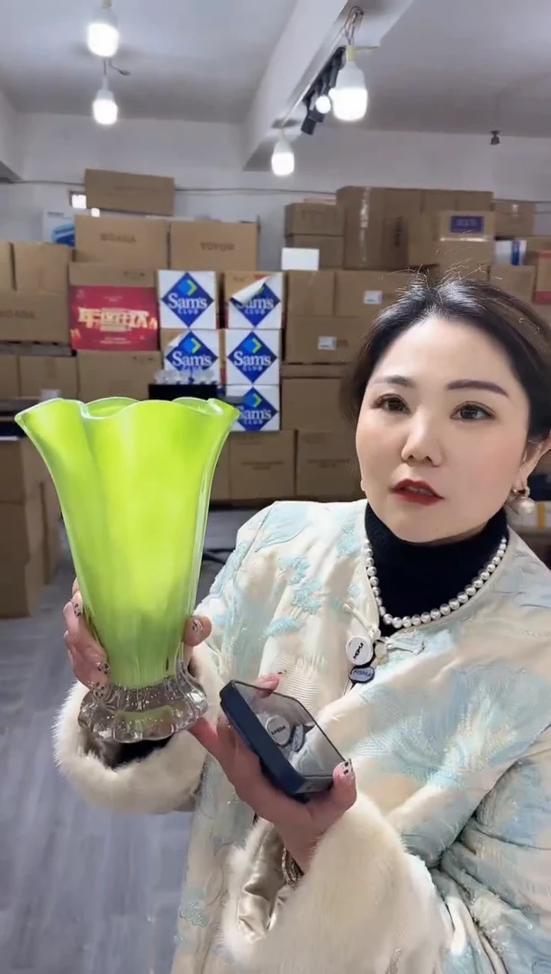 【闪购商品】琉璃椿新花器J-12晚