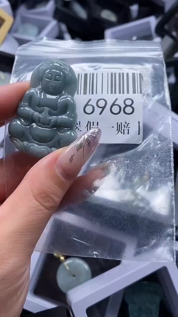 吊坠(不含链)未镶嵌翡翠6968