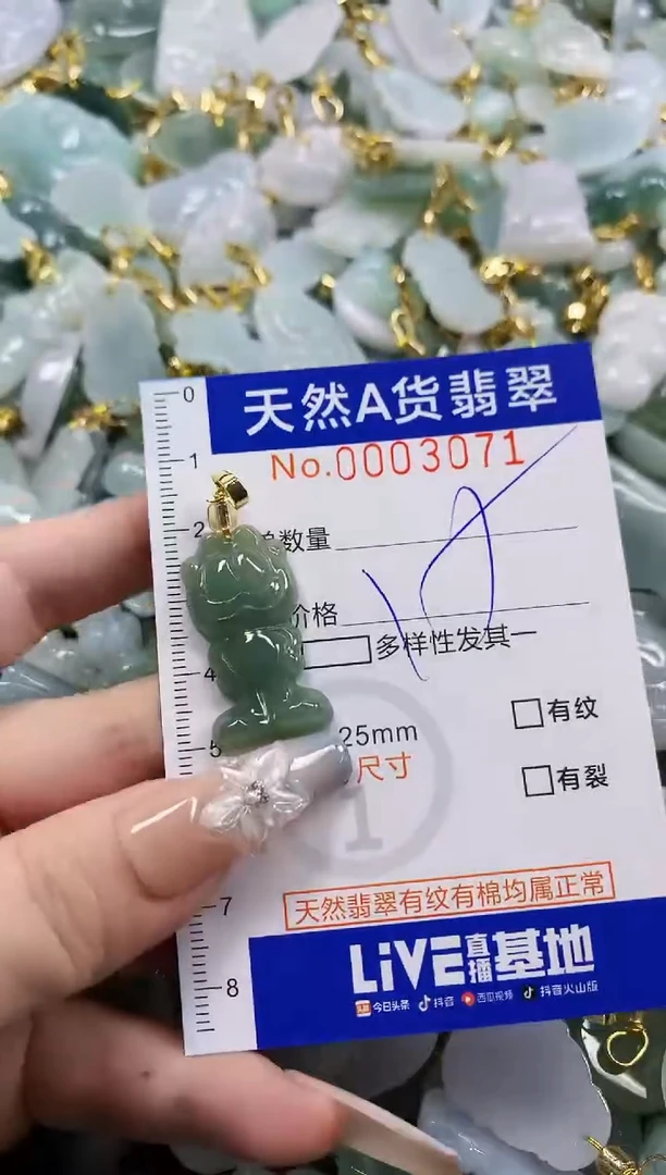 颈饰未镶嵌翡翠天然A货翡翠