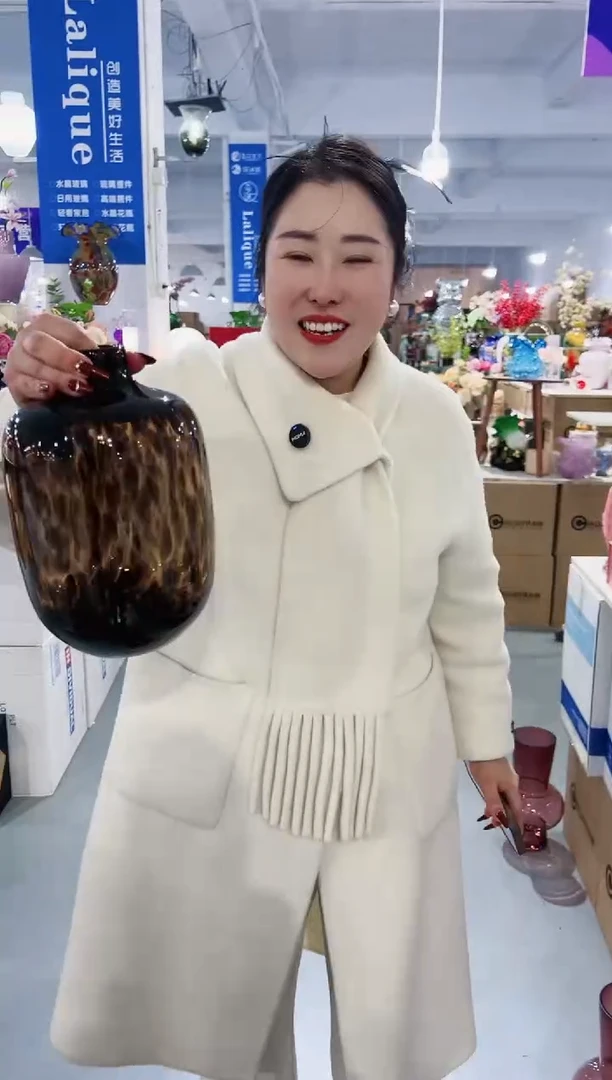 【闪购商品】玻璃花伴你花瓶-微瑕-LO6L