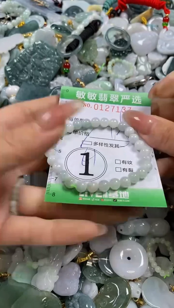【闪购商品】翡翠颈饰未镶嵌闪购0127137多样性发其一