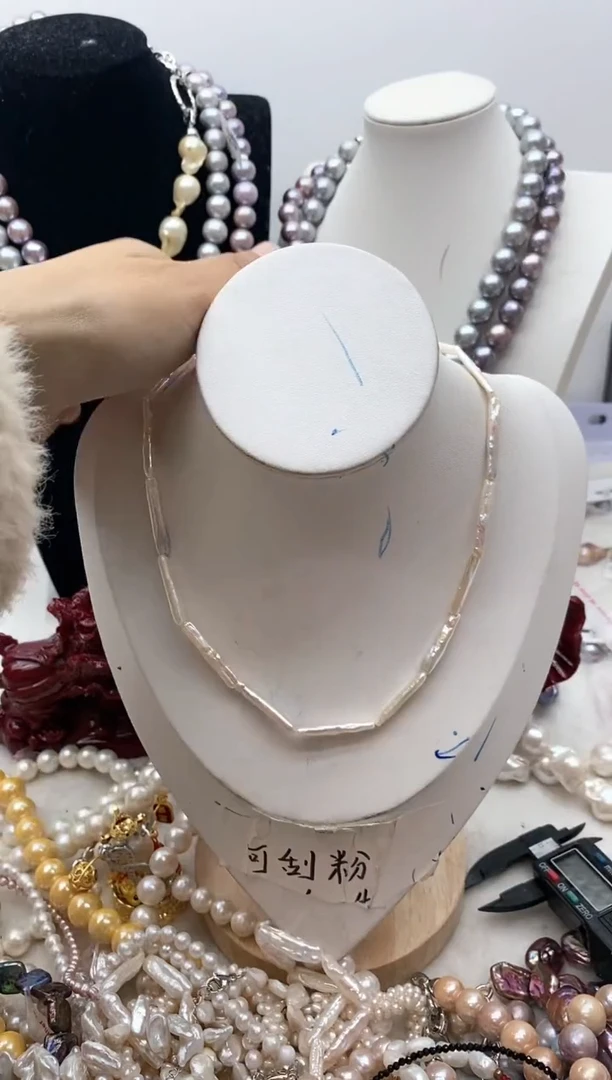 【闪购商品】淡水珍珠颈饰钛钢135