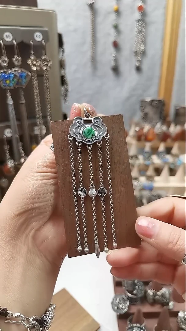 无吊坠925银刘****部925银如意锁吊坠