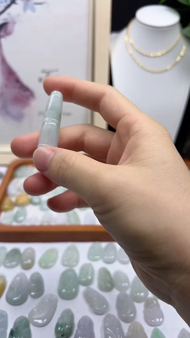 颈饰未镶嵌翡翠竹子01