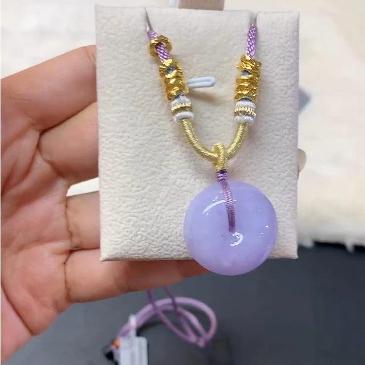 翡翠平安扣吊坠-多样性发一件-ZF161-BK|CXQ21