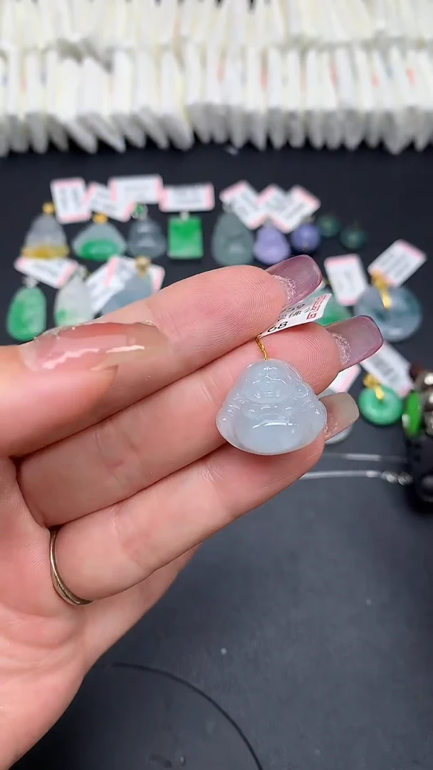 翡翠未镶嵌吊坠(不含链)MS190060