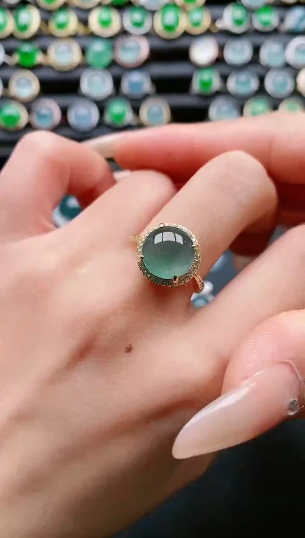 【闪购商品】翡翠戒指银S925镶嵌1111111111