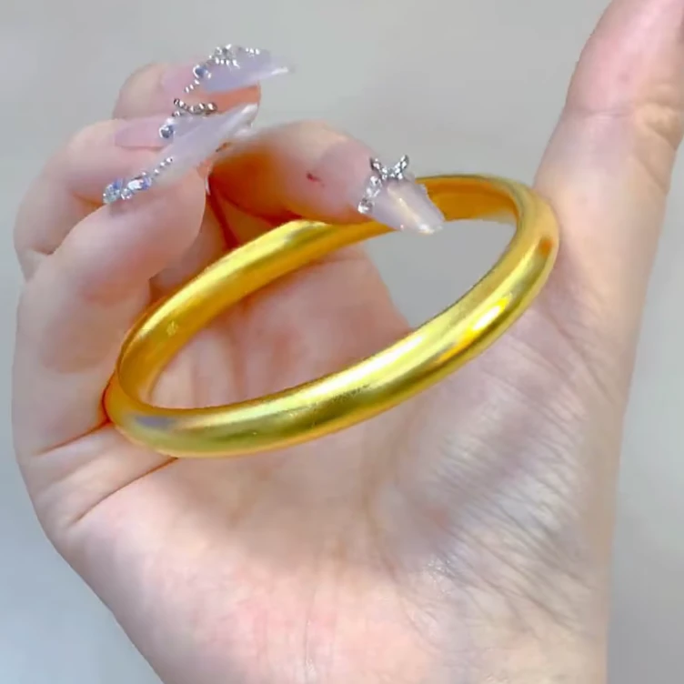 铜合金手镯 新版小蛮腰闭口女款手镯简约轻奢