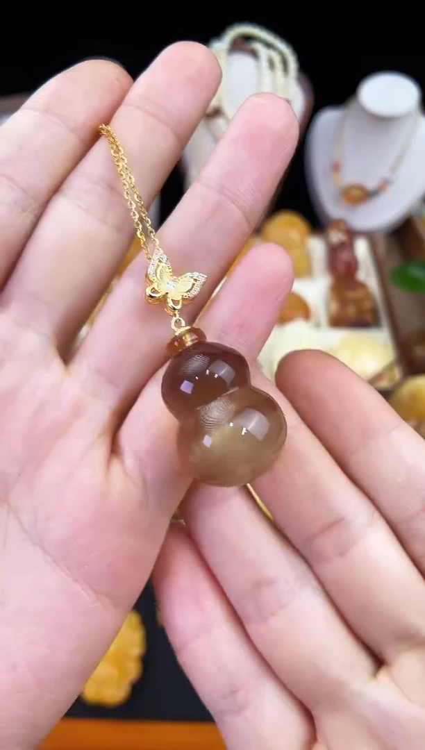 琥珀未镶嵌珠宝奇石柒月