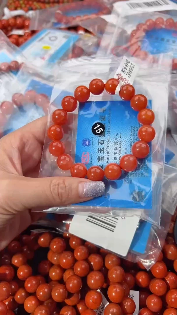 【闪购商品】南红玛瑙手串未镶嵌12