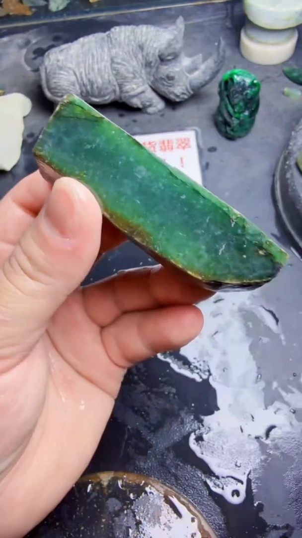 未镶嵌挂件翡翠天然翡翠080