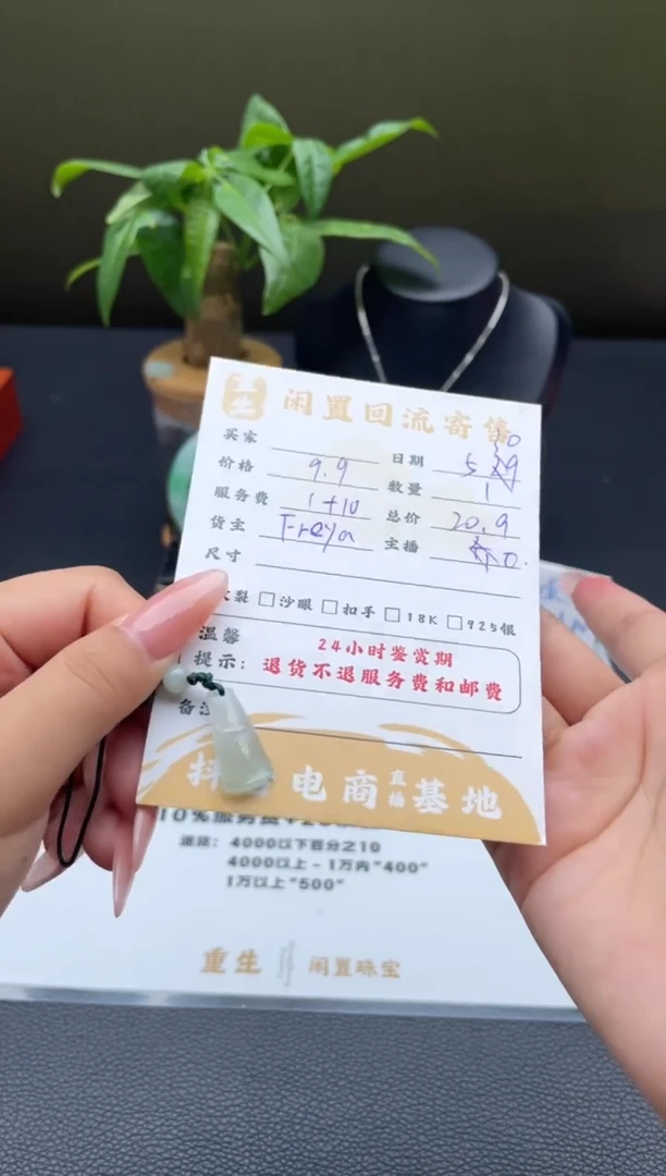 翡翠未镶嵌颈饰挂件