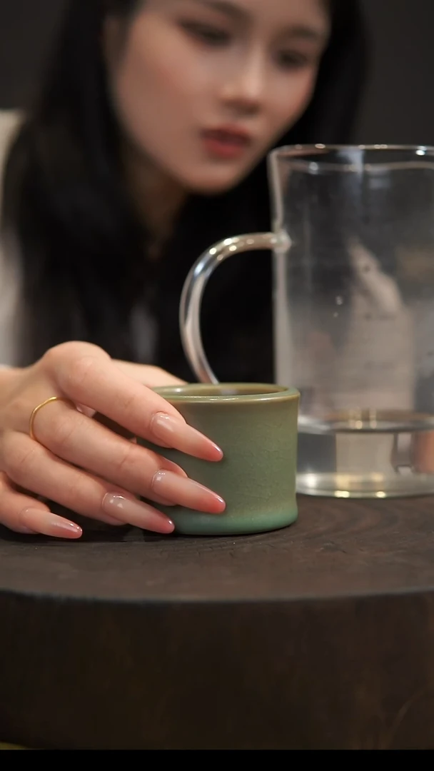杯子六*马扳指杯  汝州原产地 原矿原釉