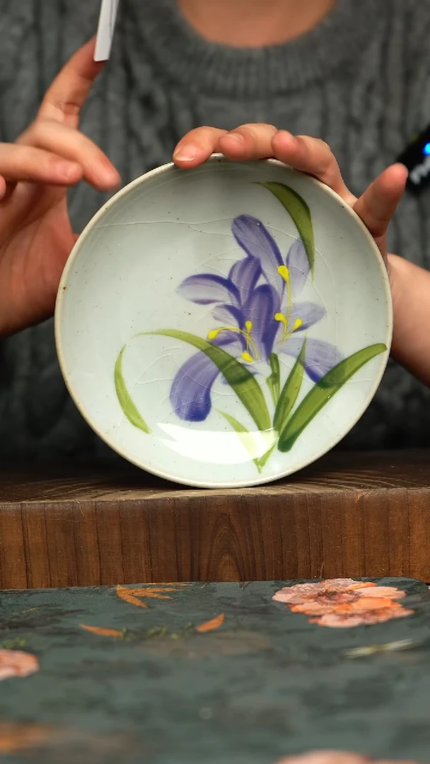 杯釉下彩手工手绘同款陶器