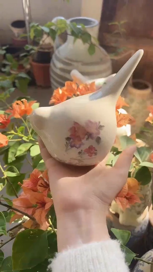 【闪购商品】陶瓷小鸟摆件