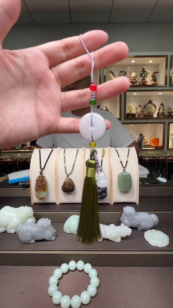 颈饰未镶嵌石英岩玉多样性发货1