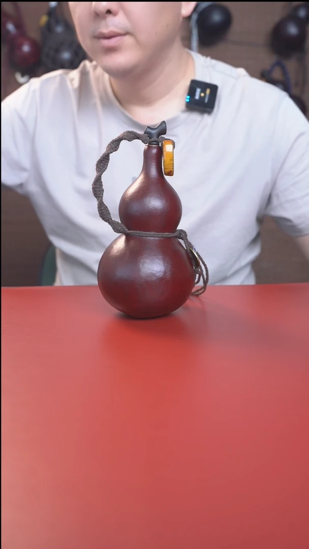 034天然大漆酒葫芦 三遍大漆