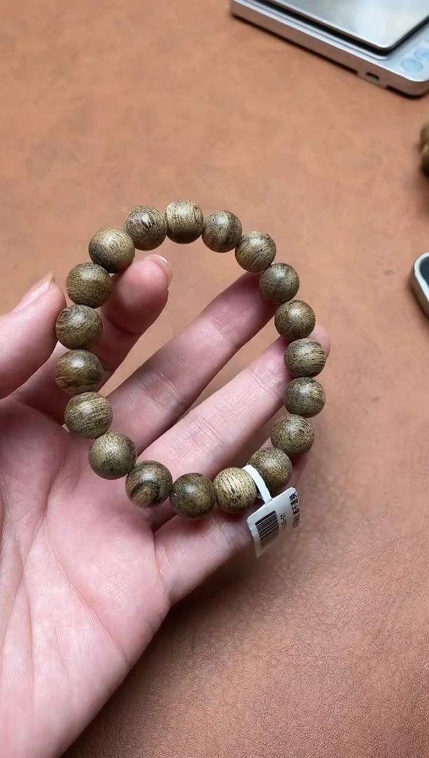 手串沉香文莱黑棋1.1圆珠单圈多样性发其一