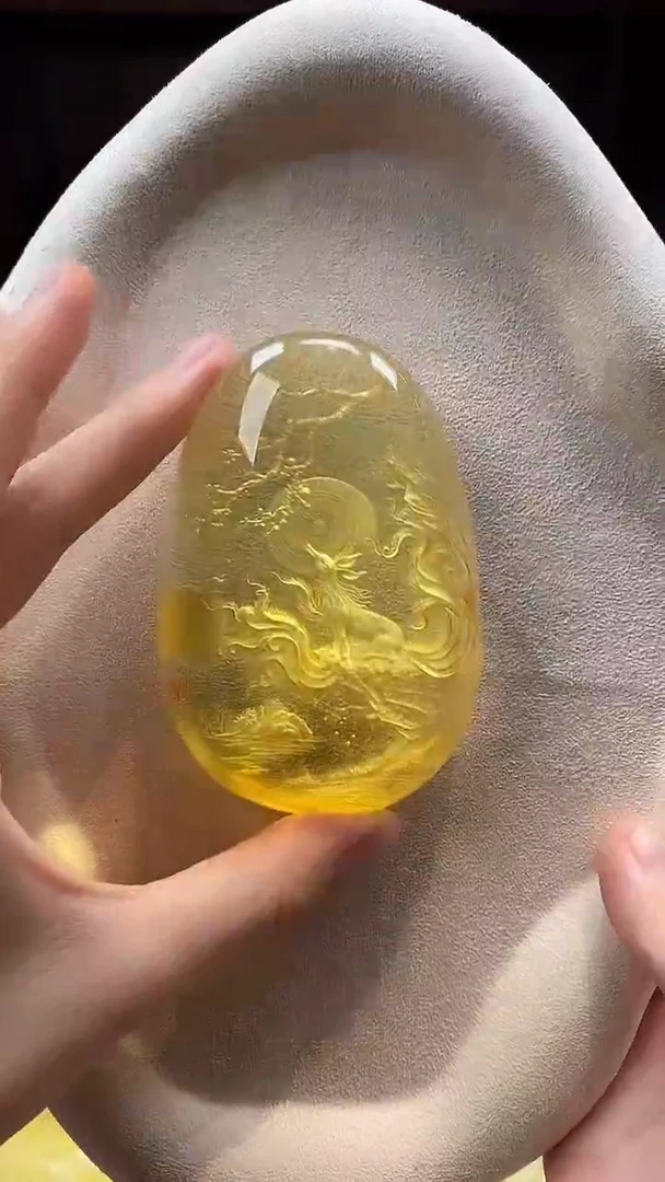 琥珀颈饰未镶嵌吊坠