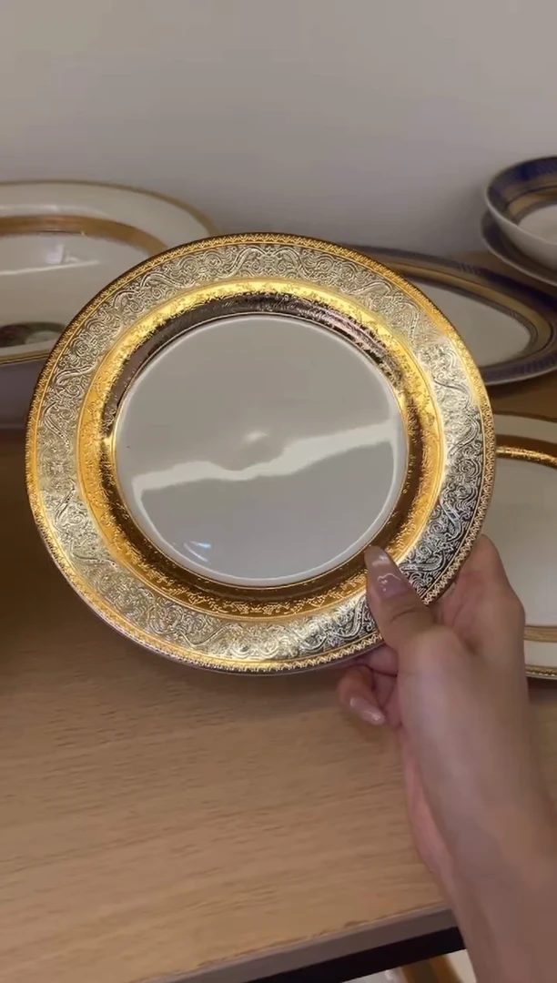 瓷片7.5寸平盘2个一单尾单