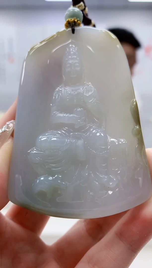 未镶嵌定制翡翠5028jw-毛货挂件48