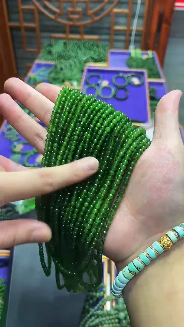 手链未镶嵌和田玉俄料项链卡4