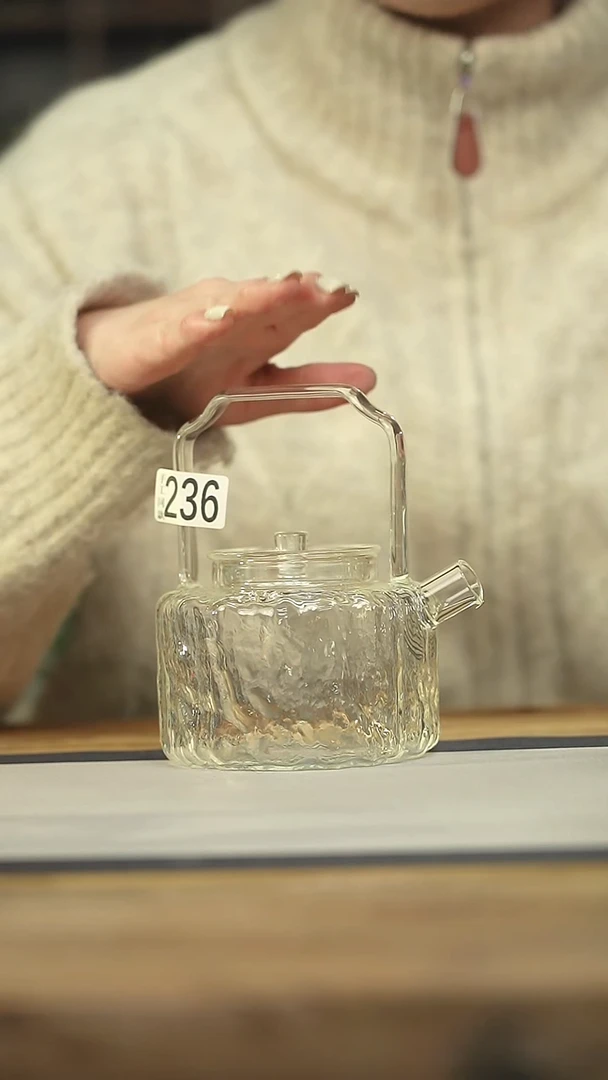 设计师手作款/玻璃煮茶壶