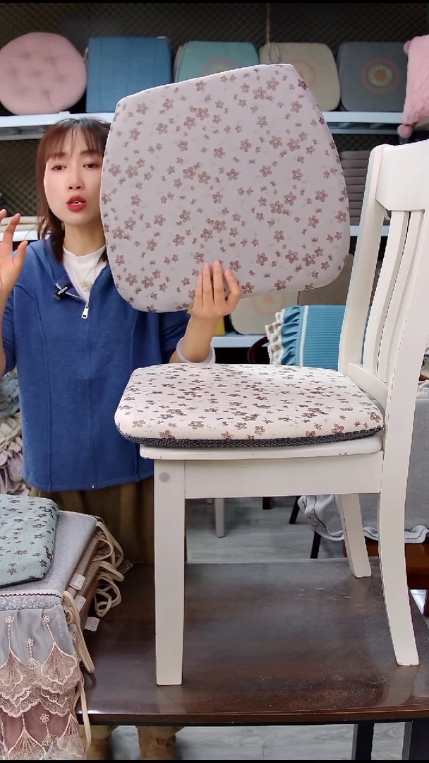 布碎花记忆棉：灰色6个