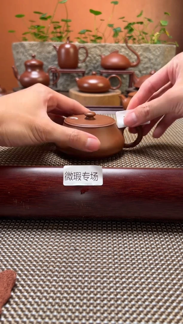 茶壶紫砂X633 【微瑕】全手工朱泥超薄胎