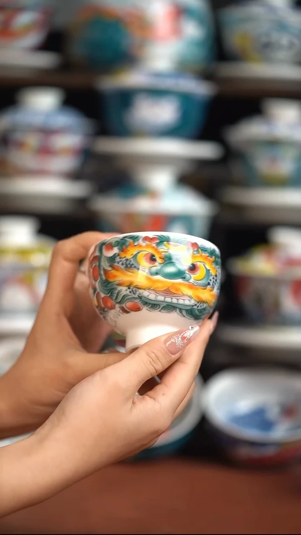 瓷片昨明高足蛋杯（福利价格）