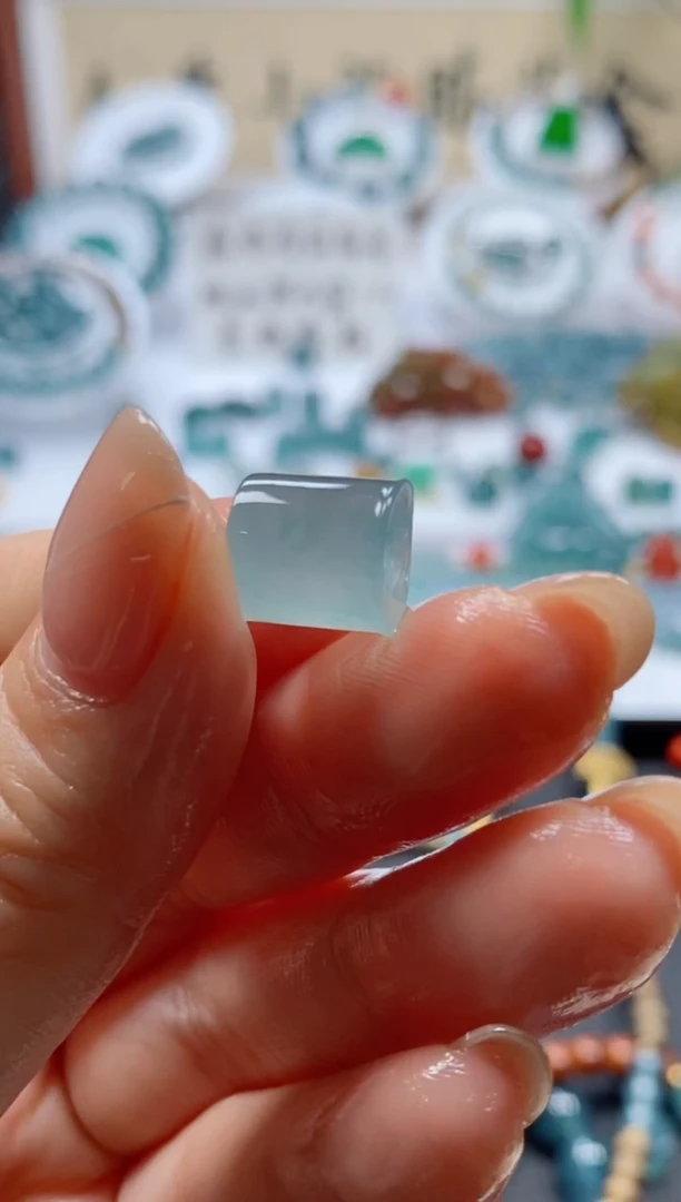 未镶嵌定制翡翠0315701630（卡十桶珠毛货）