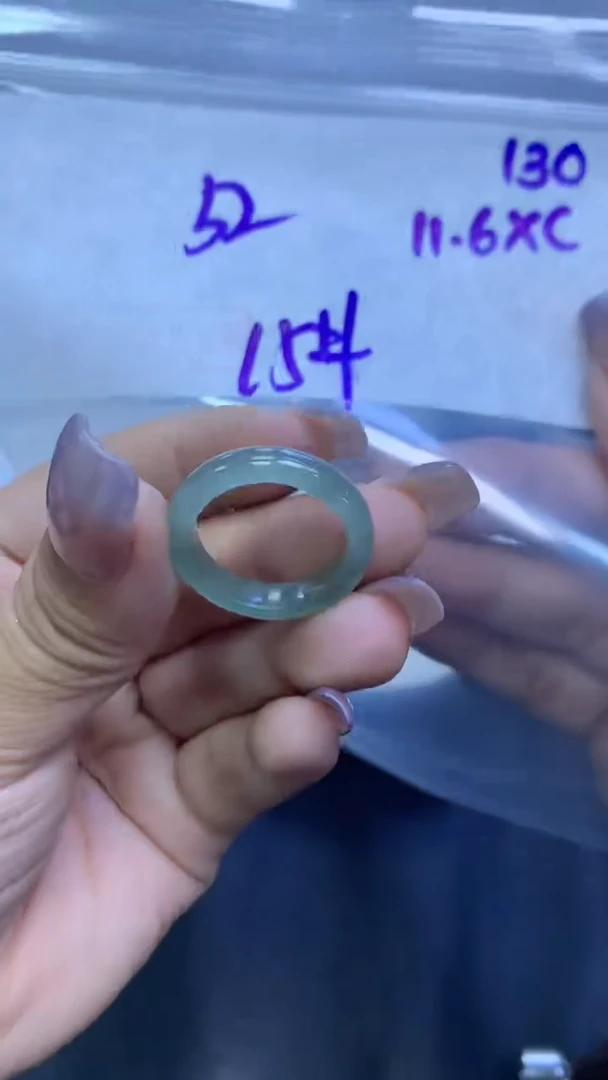 未镶嵌定制翡翠130戒圈15+52元+拍一发一