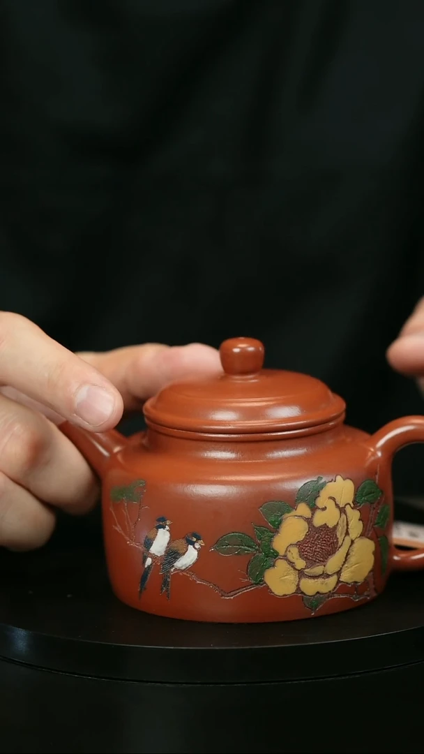茶壶紫砂搬**弟H2215赵翠红喜鹊登枝德中