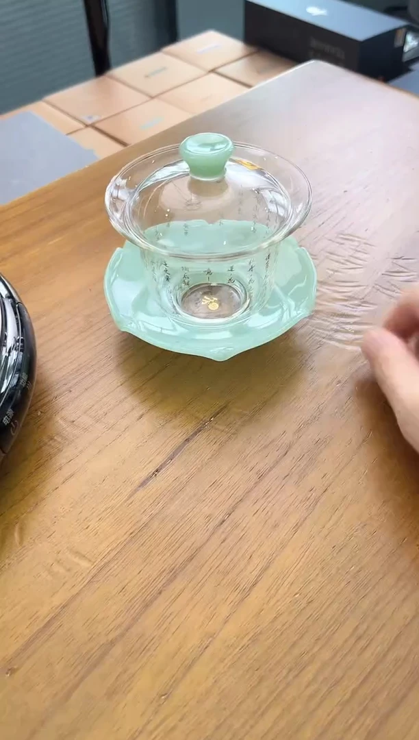 禾器禾荷盖碗爱莲说